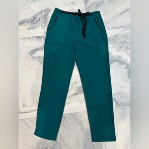 509. Teal Dress Pants with Black Bow Accent